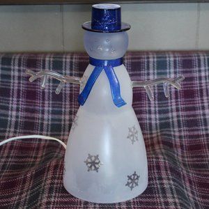 Acrylic Snowman Light Up Christmas Winter Decor